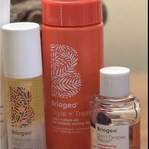 Briogeo Hair Care Bundle – Gently Used – Style Foam, Repair Oil, Frizz Oil